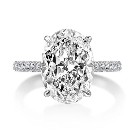 Elegant Oval Cut DIamond Ring