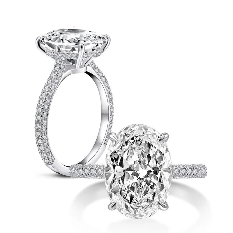 Elegant Oval Cut DIamond Ring